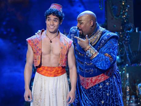 Première voor Aladdin op West End op 9 juni 2016
