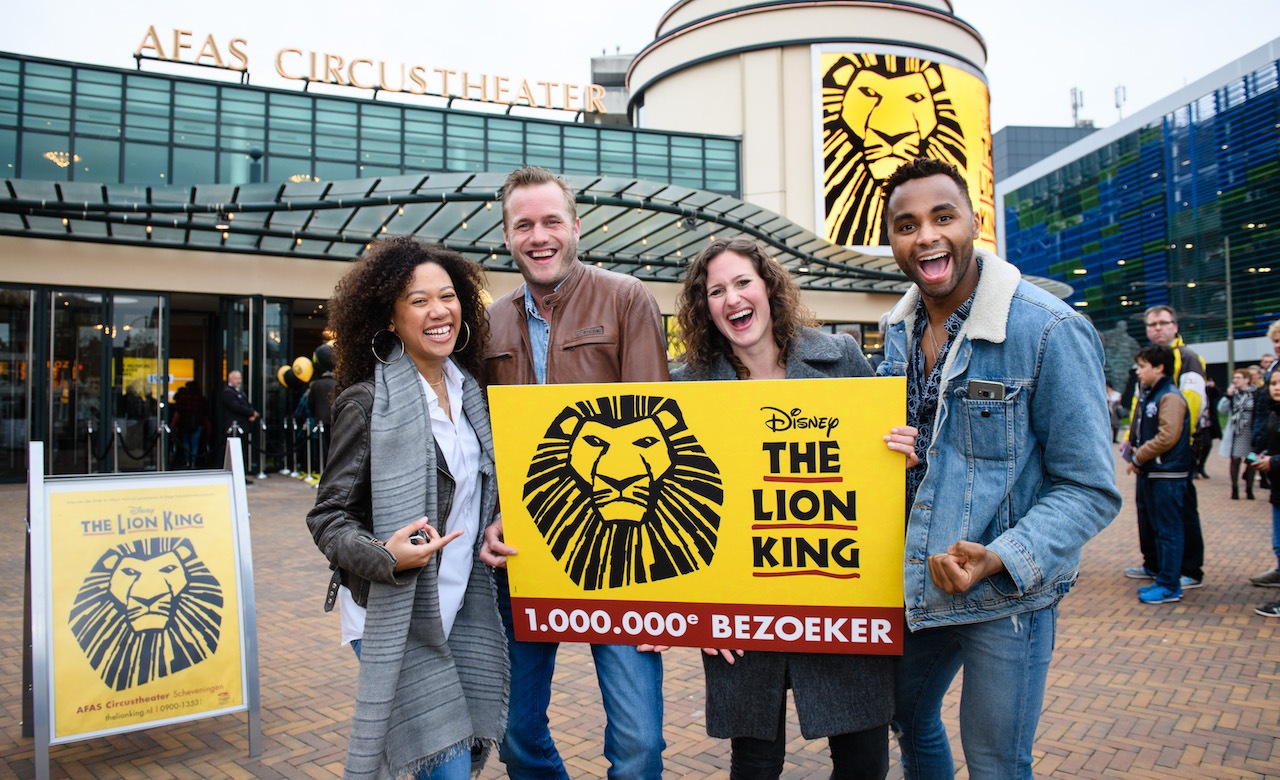 Eén miljoen bezoekers voor The Lion King