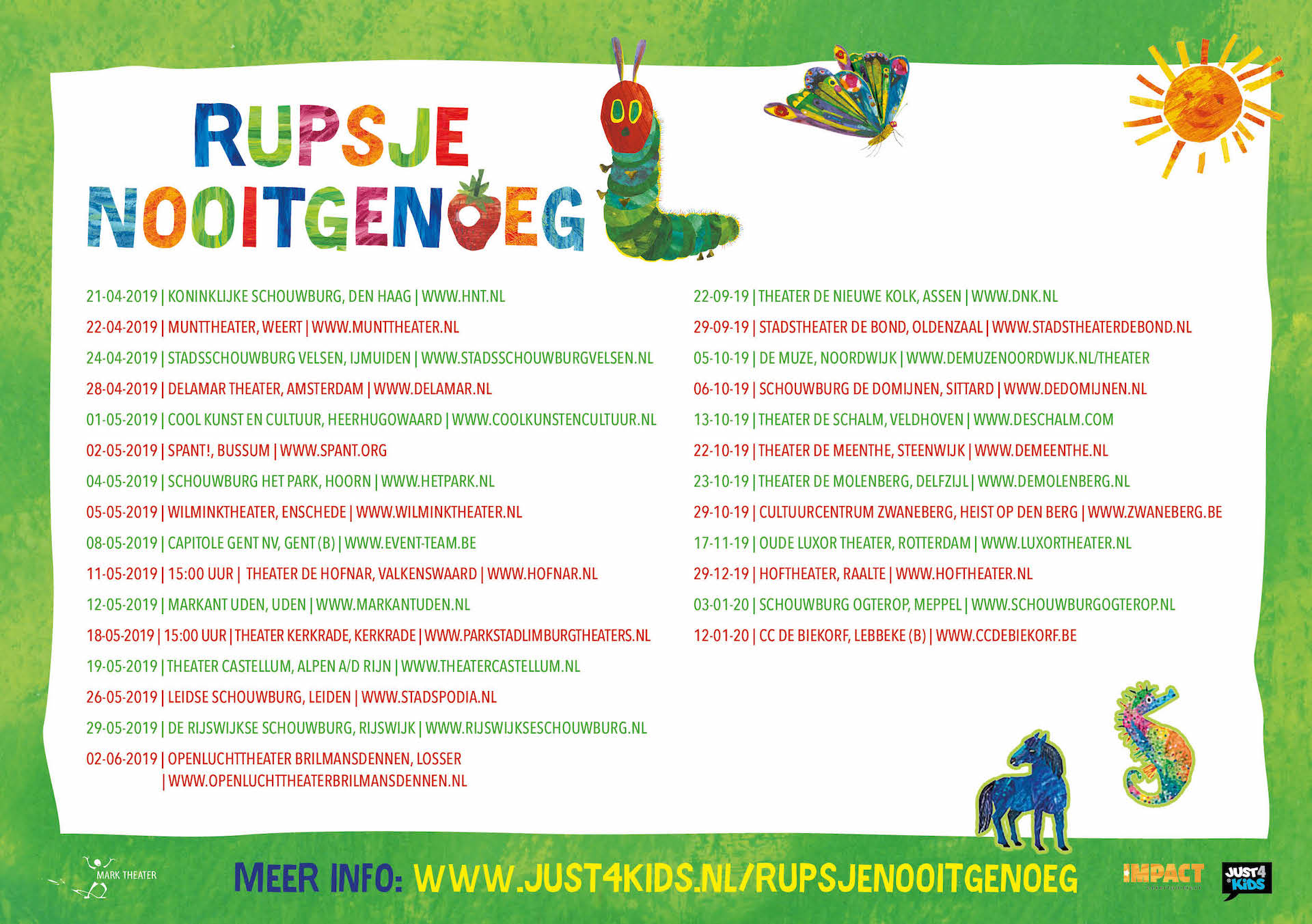 Rupsje Nooitgenoeg verlengt met extra voorstellingen • musicaljournaal