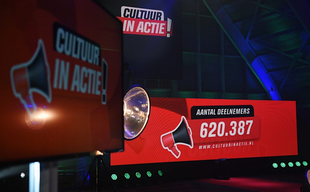 'Cultuur in Actie!' sluit af met meer dan 600.000 mensen op virtueel Malieveld