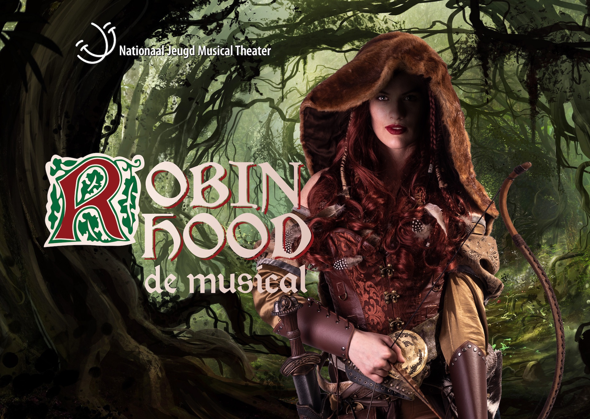 Cystine Carreon en Ruben Kuppens in Robin Hood de musical (NJMT)