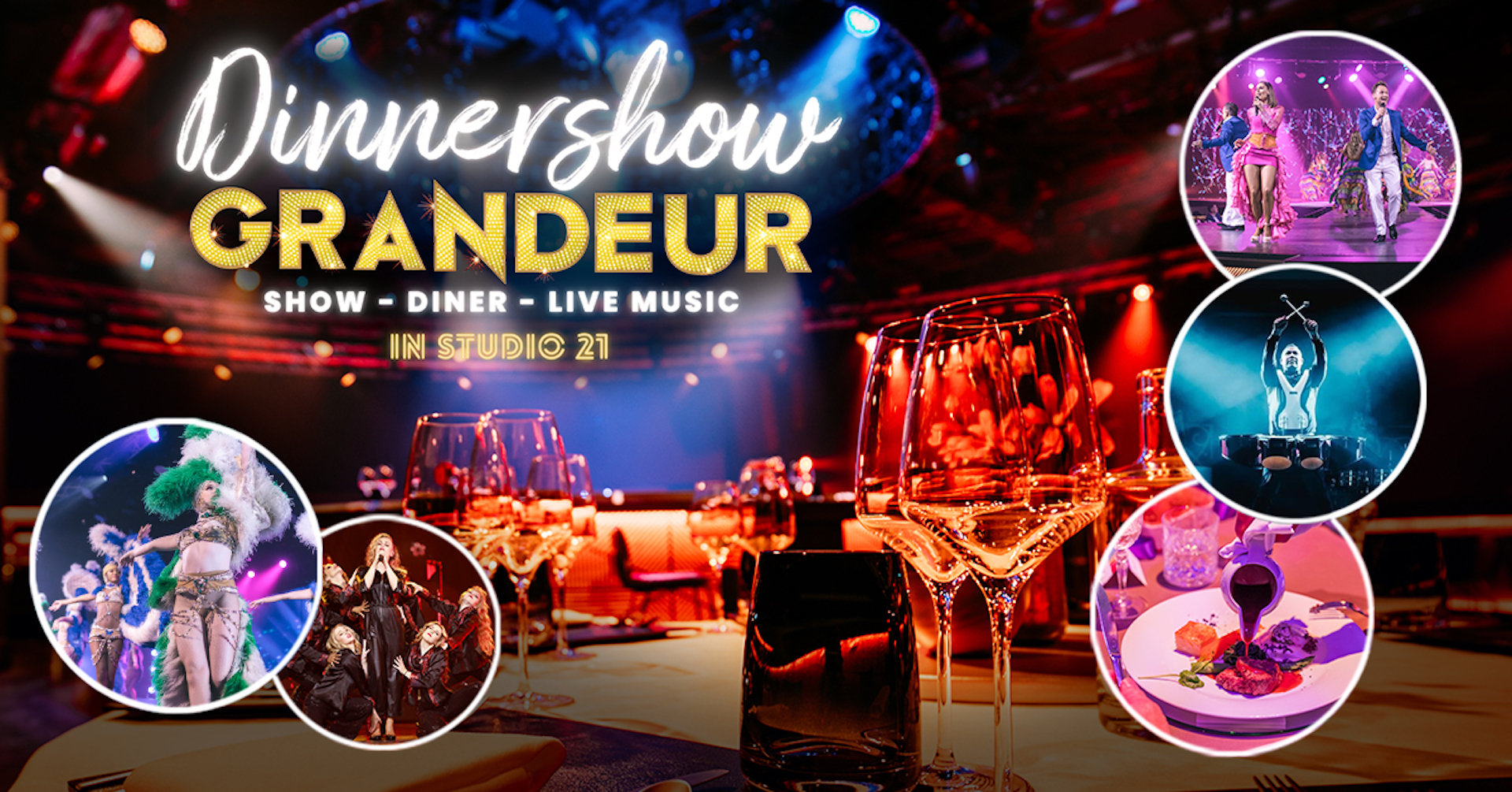 De grootste dinnershow van Nederland is terug in Studio 21