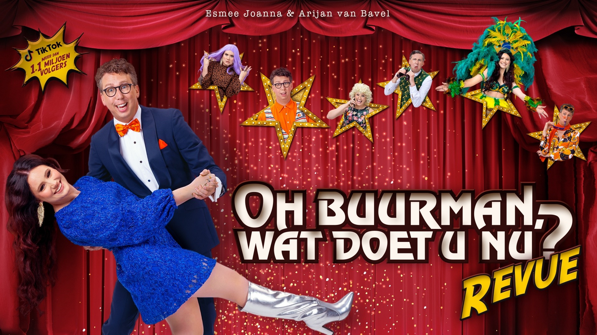 Burenperikelen en lachsalvo’s in nieuwe voorstelling ‘Oh buurman, wat doet u nu? Revue!’