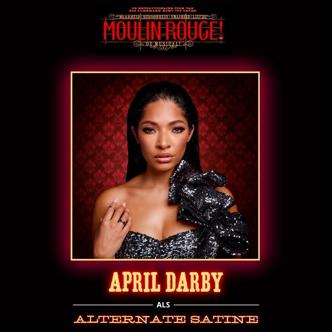April Darby vanaf dit najaar te zien als alternate Satine in 'Moulin Rouge! De Musical'