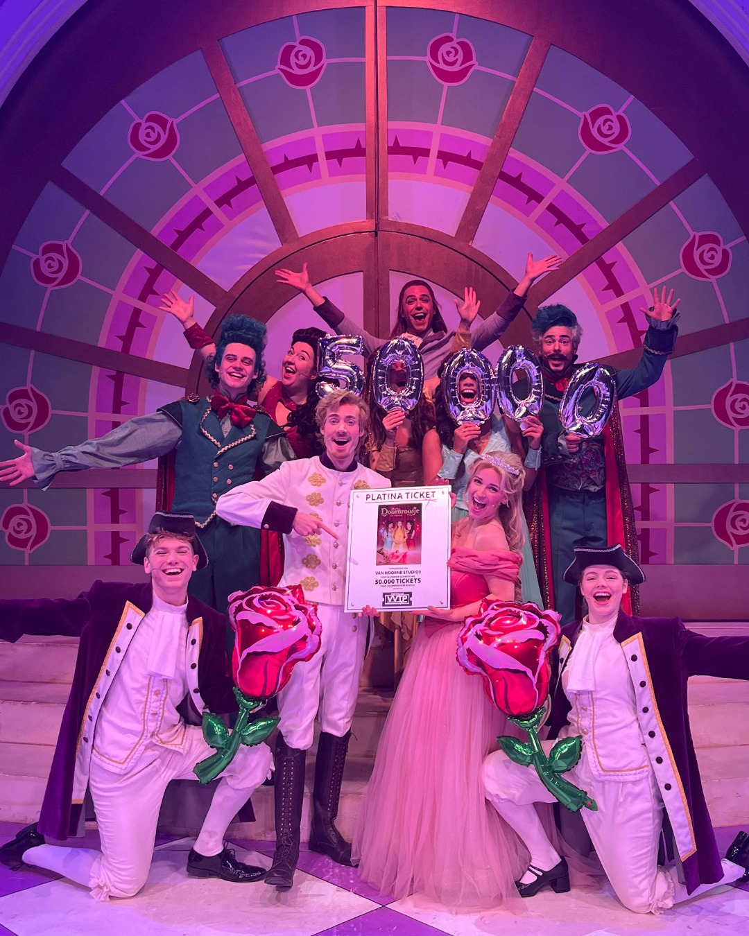 Platina Ticket Award voor 'Doornroosje De Musical'