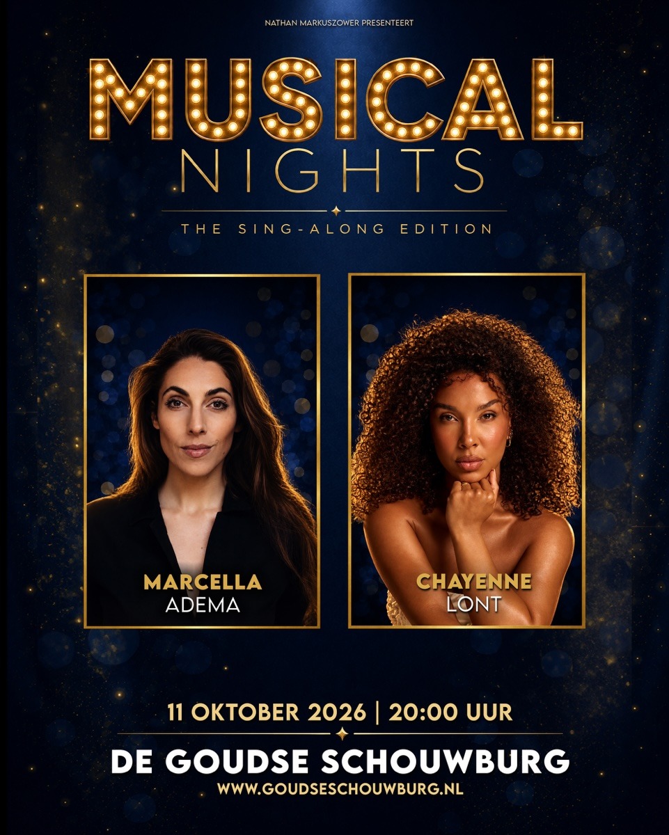 Chayenne Lont en Marcella Adema maken line-up 'Musical Nights – The Sing Along Edition' compleet